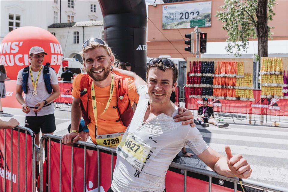DNA Trails runners smiling at the Innsbruck Alpine Trailrun Festival